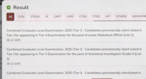 SSC CGL Result 2025