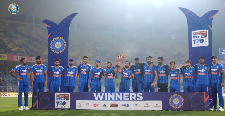 IND vs NZ T20 2026 series result