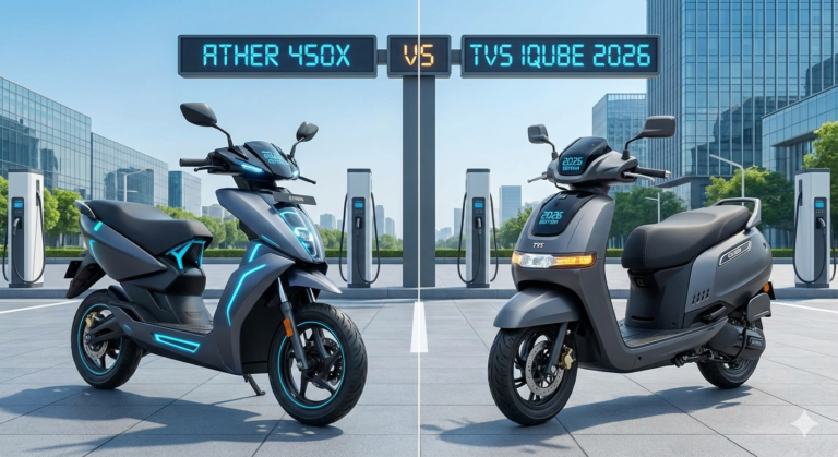 Ather 450X vs TVS iQube