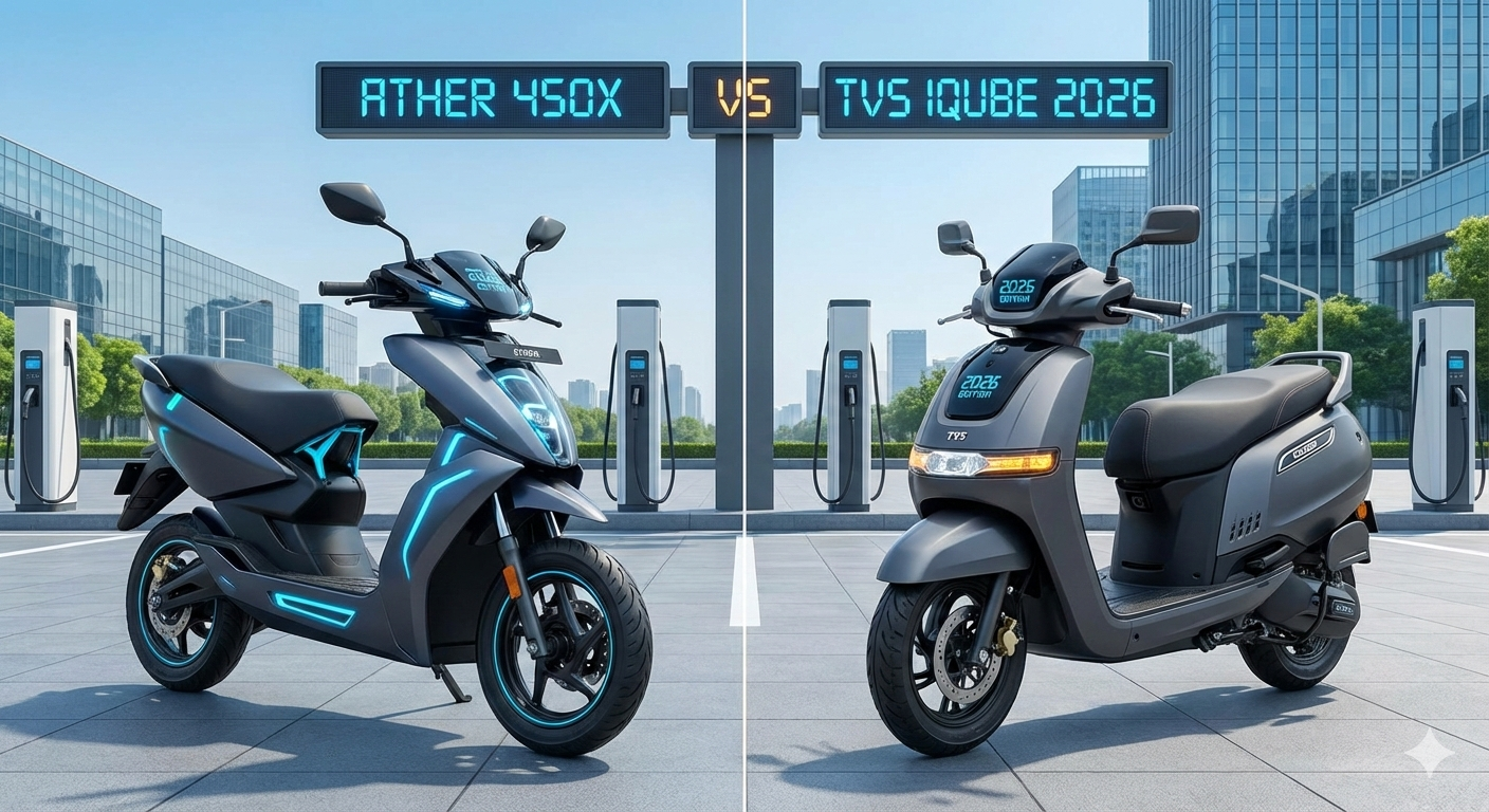 Ather 450X vs TVS iQube
