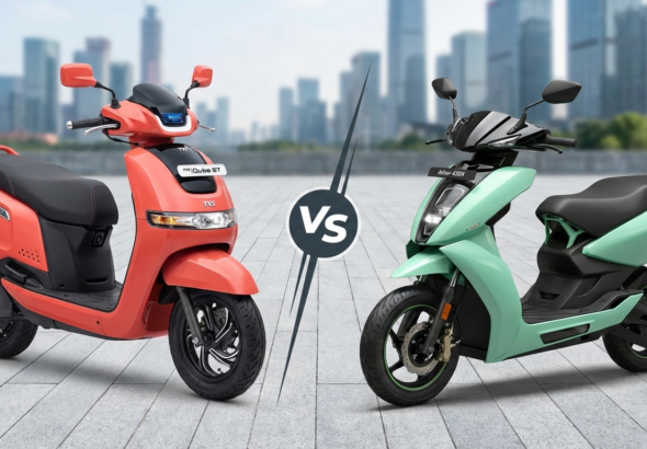TVS iQube ST vs Ather 450X