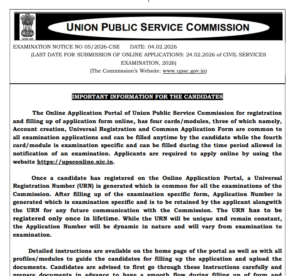 UPSC CSE 2026 Last Date