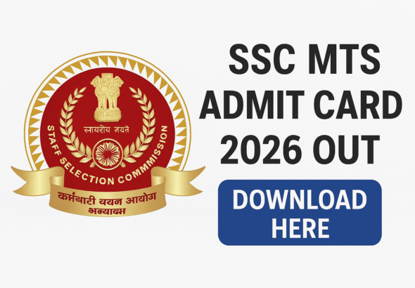 SSC MTS Admit Card 2026