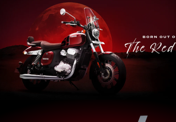 Yezdi Roadster Red Wolf Edition