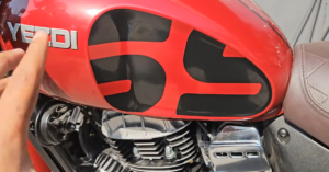 Yezdi Roadster Red Wolf Edition